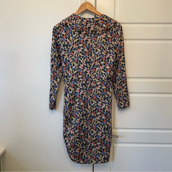 Veronica Beard Minna Floral Silk Dress - Picture 5 of 7